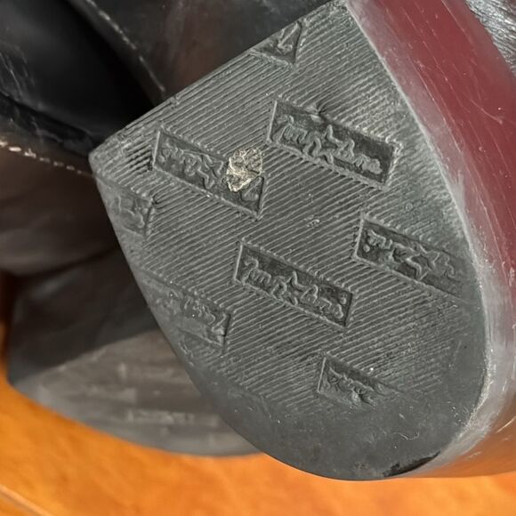 Tony Lama Vintage Boots Mens Black Western Embroidered Cowboy VM2993 size 7.5D - Picture 9 of 16